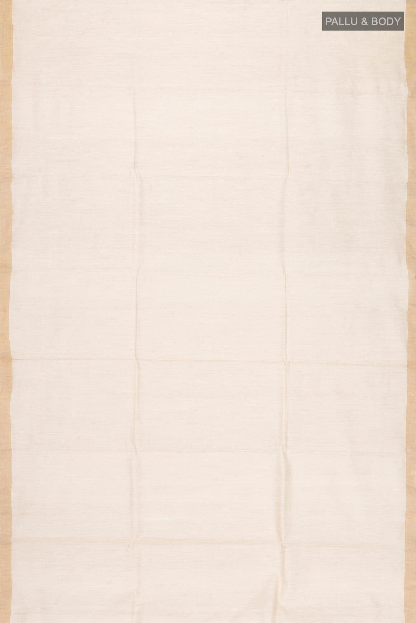Beige Bhagalpuri Tussar Silk Saree