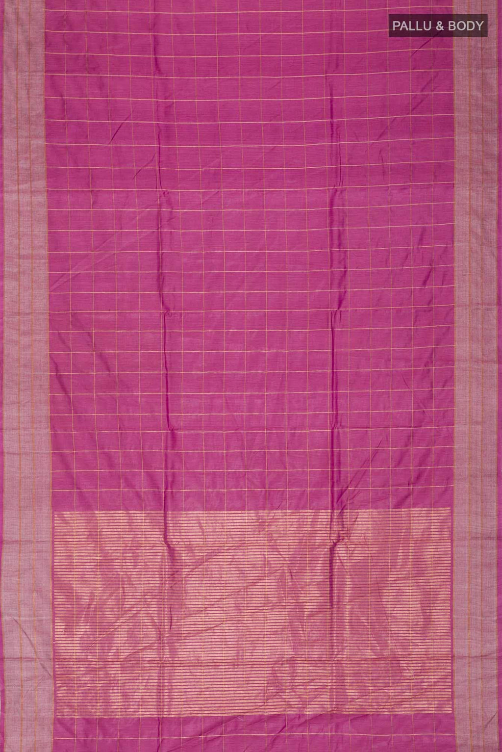 Pink Bhagalpuri Tussar Silk Saree