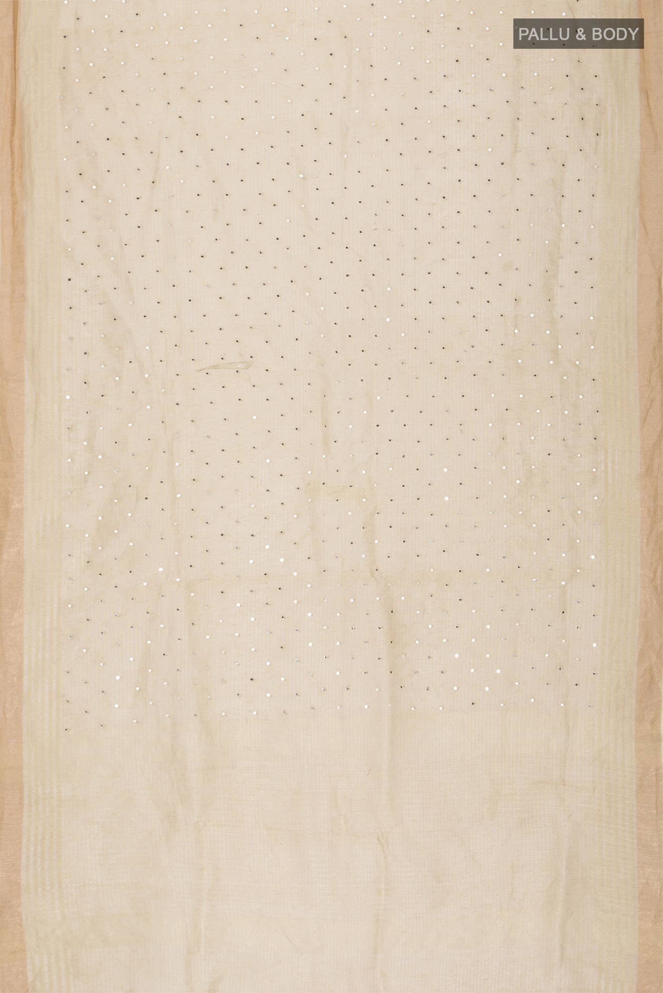 Beige Linen Saree