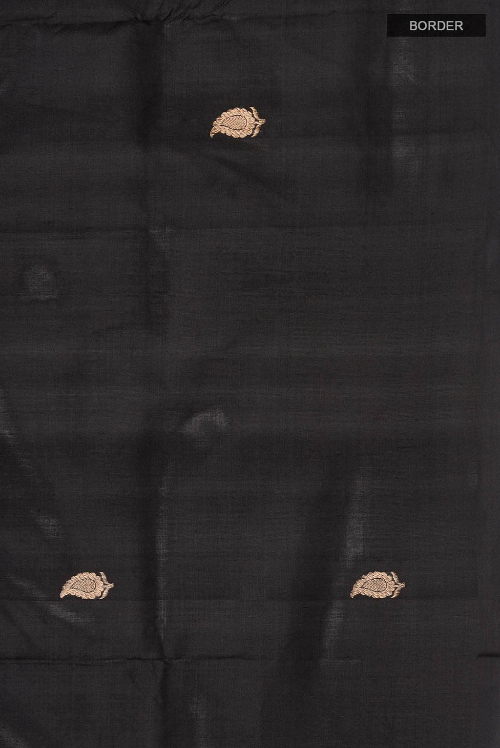 Black Banarasi Katan Silk Saree