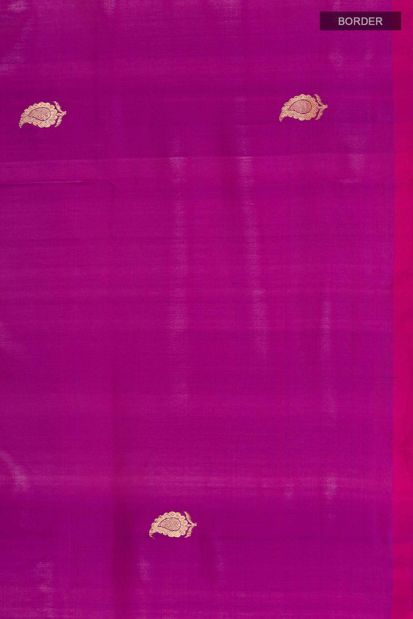 Magenta Banarasi Katan Silk Saree