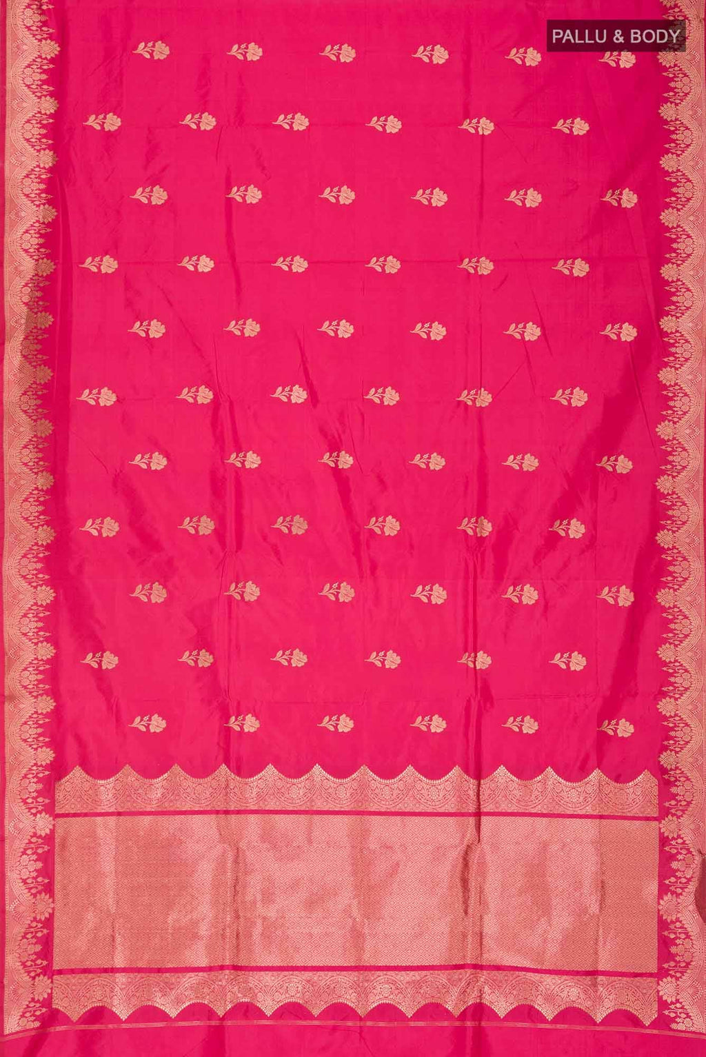 Pink Banarasi Katan Silk Saree