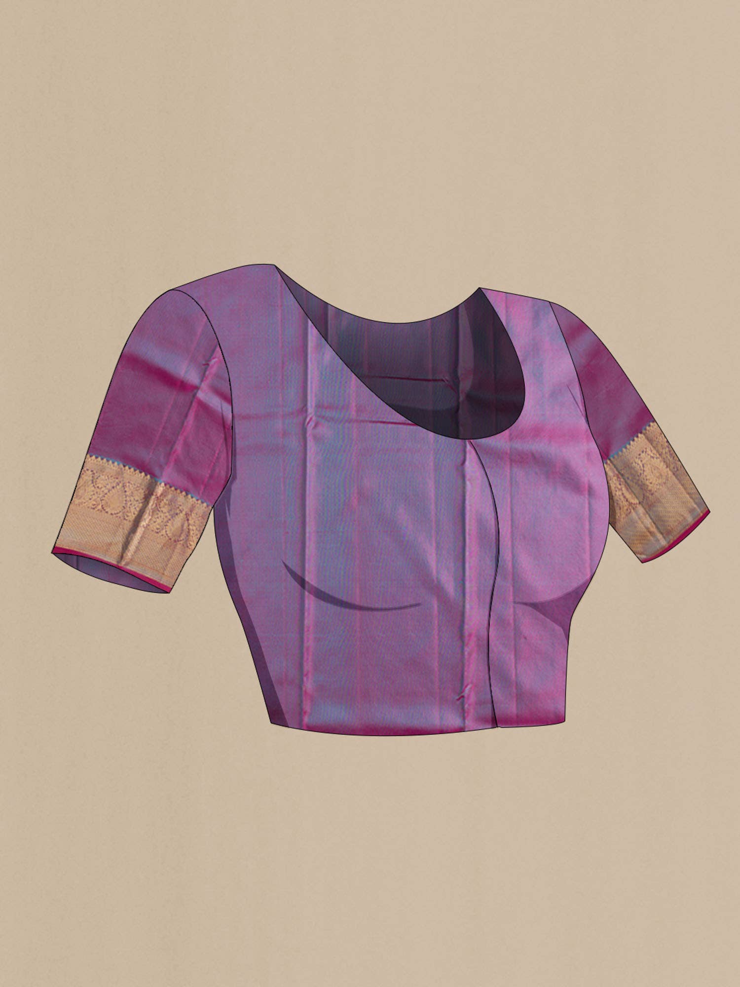 Blue Kanchipuram Silk Saree