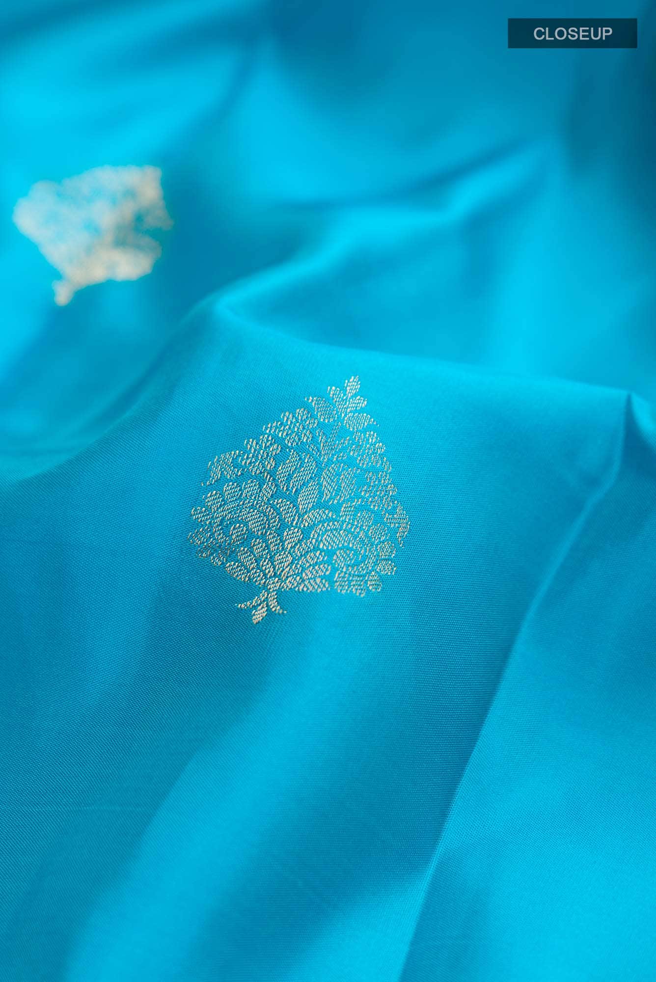 Blue Kanchipuram Silk Saree
