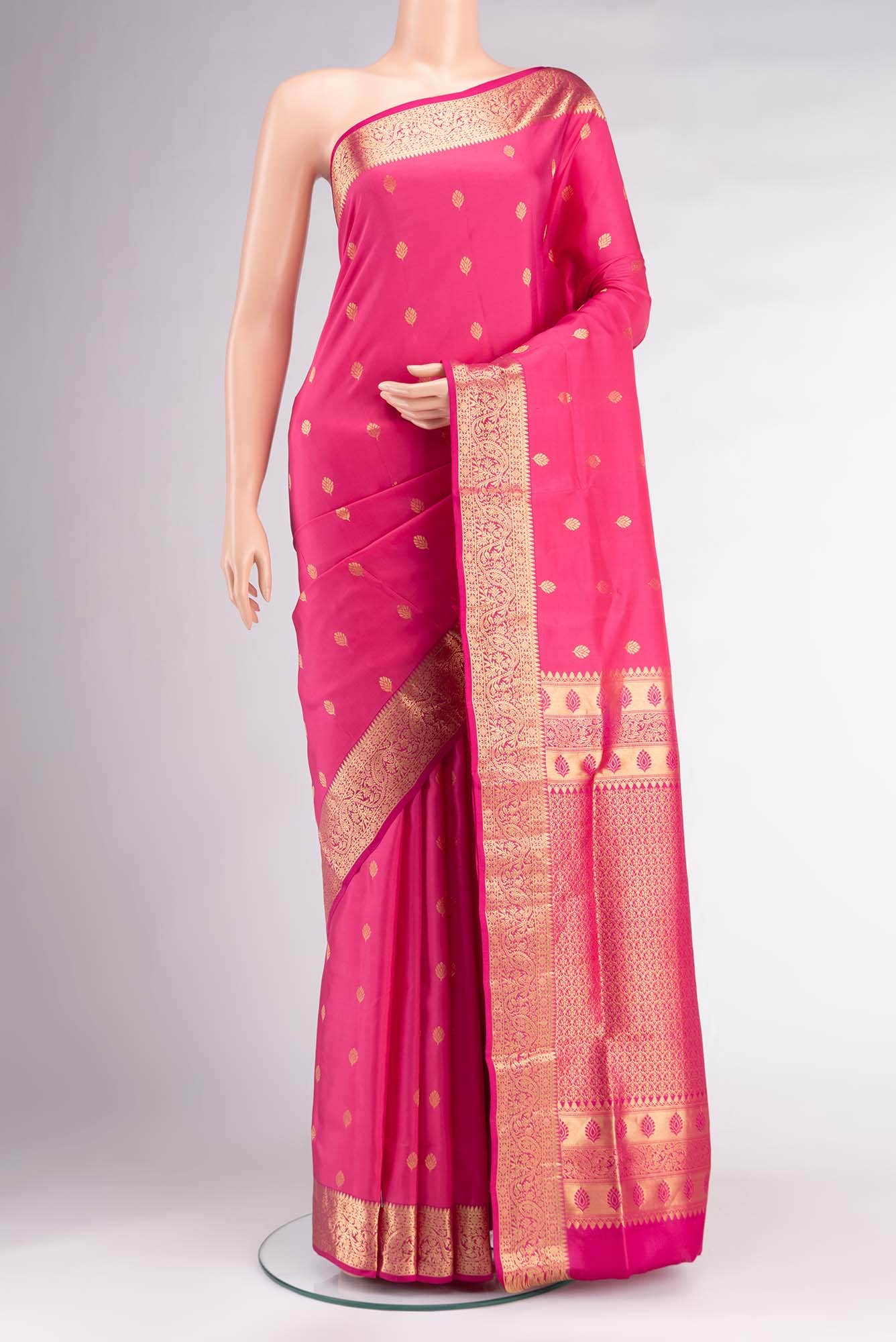 Pink Soft Silk Saree