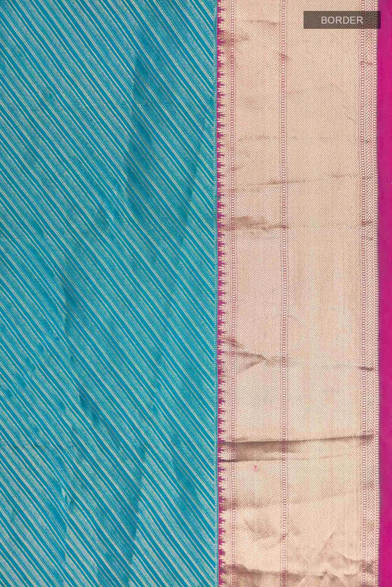 Blue Kanchipuram Silk Saree