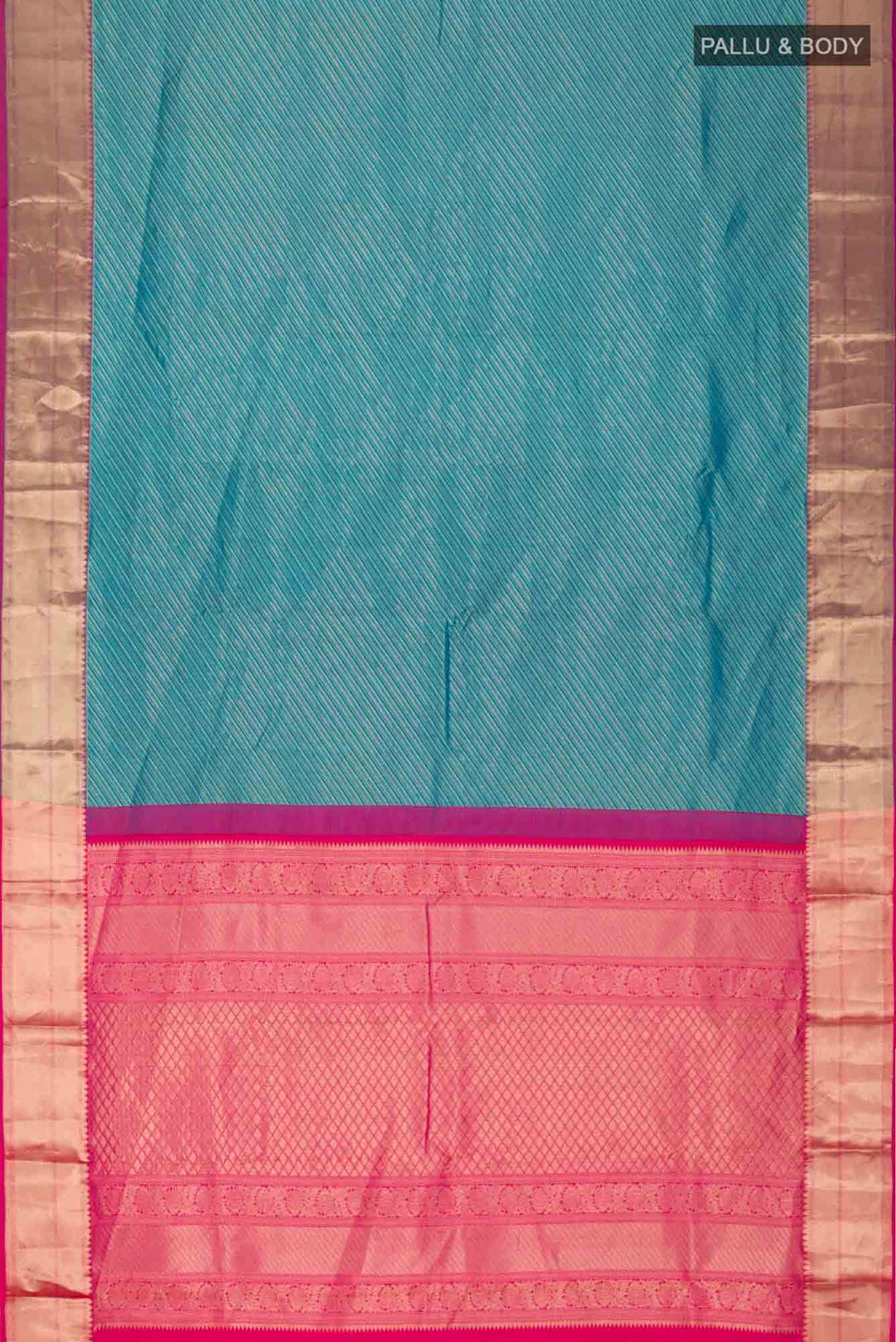 Blue Kanchipuram Silk Saree