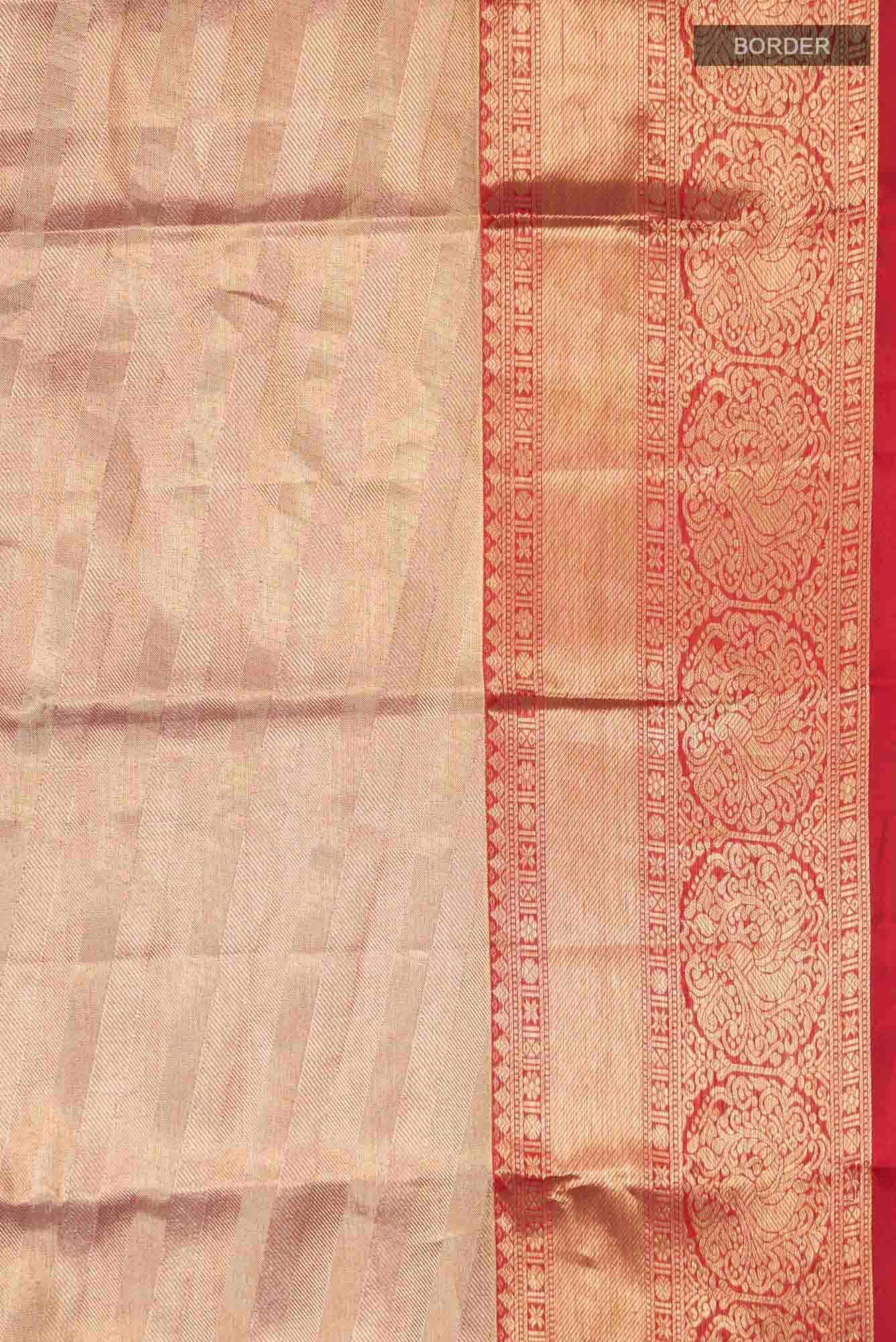 Gold Kanchipuram Tissue Silk Saree