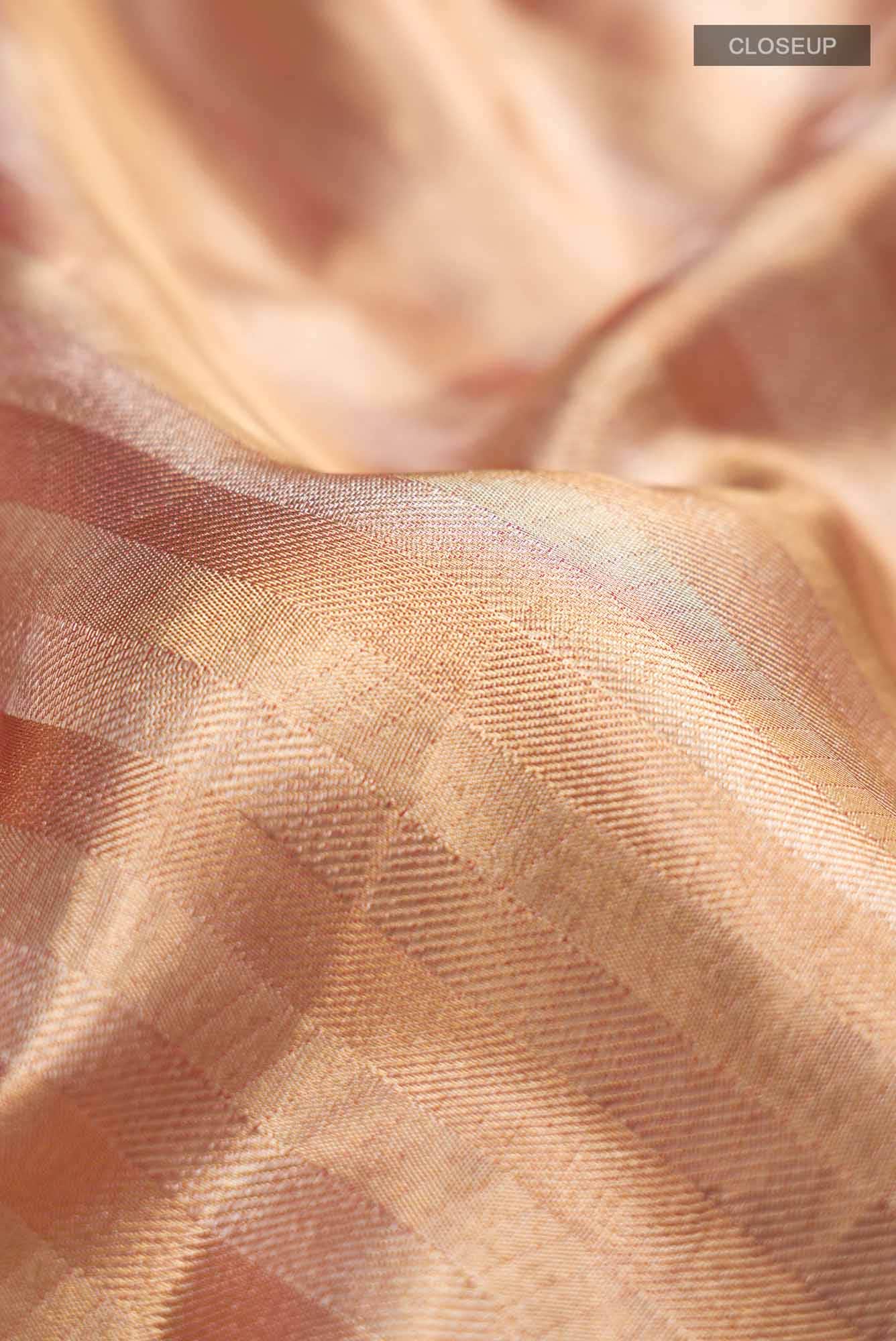 Gold Kanchipuram Tissue Silk Saree