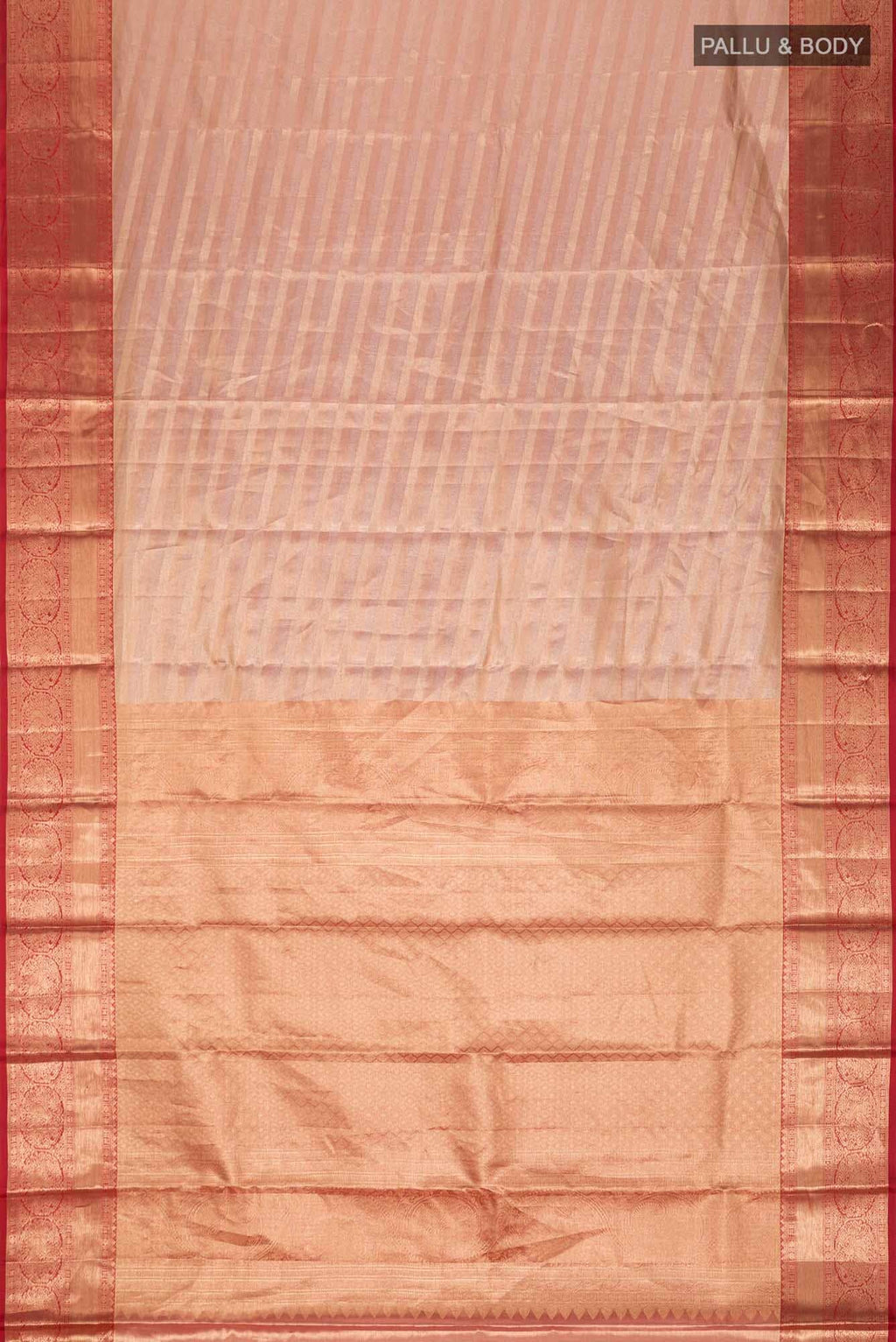 Gold Kanchipuram Tissue Silk Saree