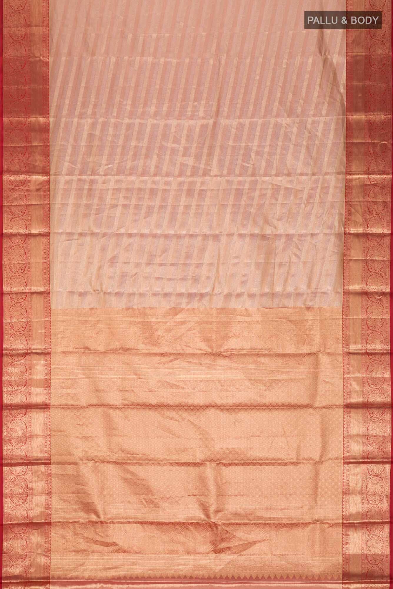 Gold Kanchipuram Tissue Silk Saree
