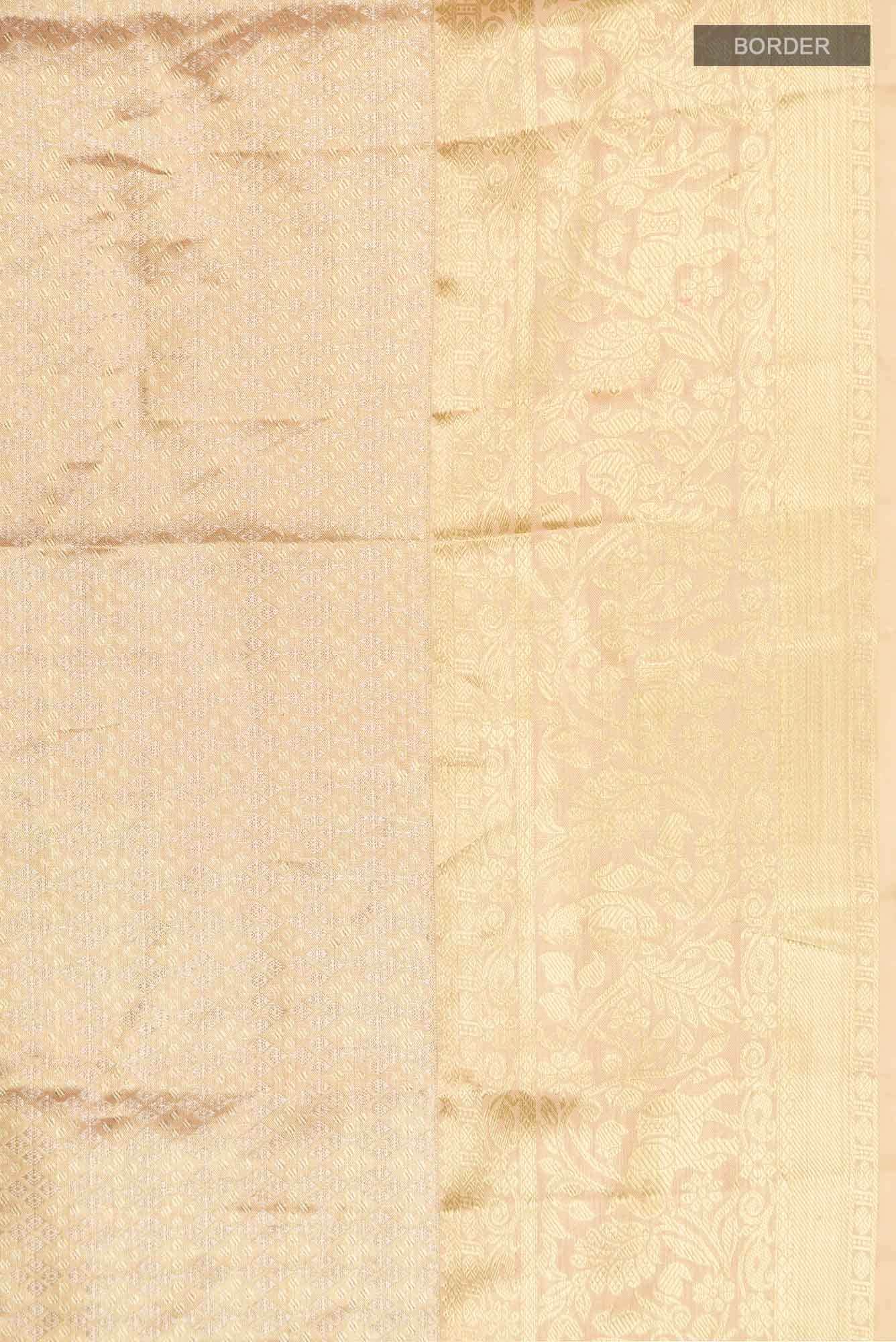 Gold Kanchipuram Tissue Silk Saree