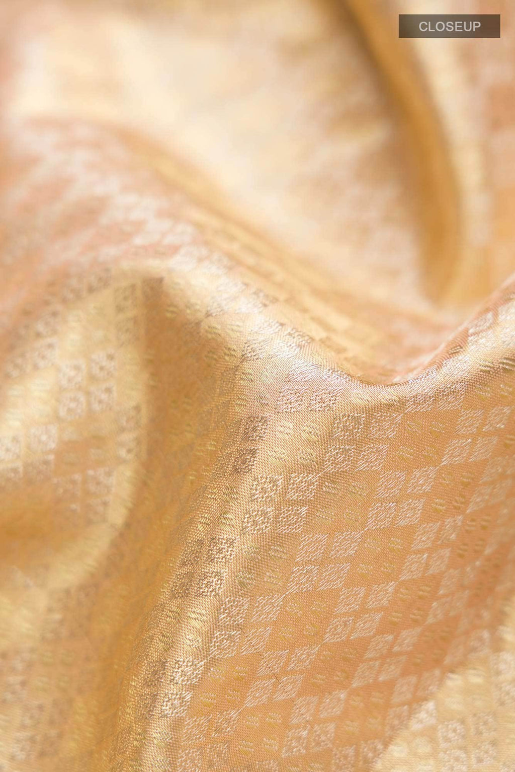 Gold Kanchipuram Tissue Silk Saree