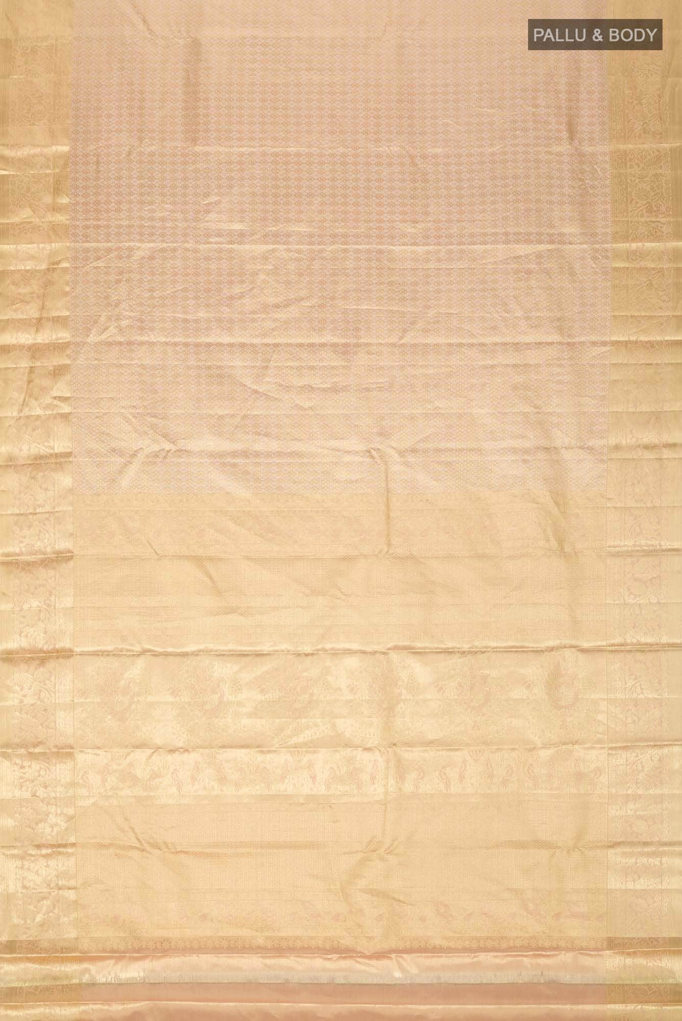 Gold Kanchipuram Tissue Silk Saree