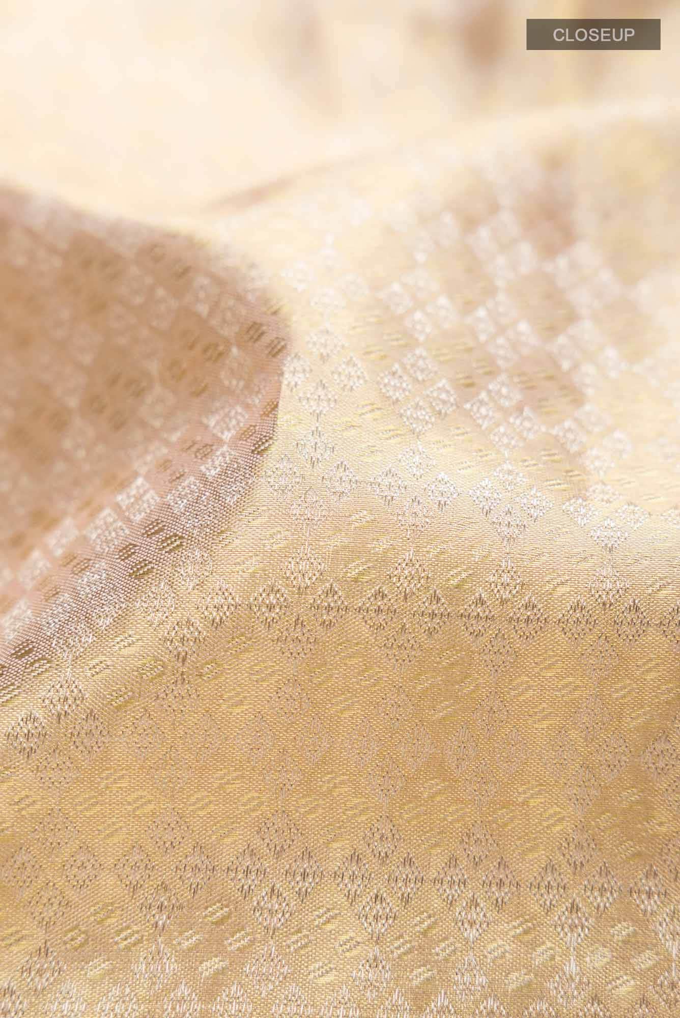 Gold Kanchipuram Silk Saree