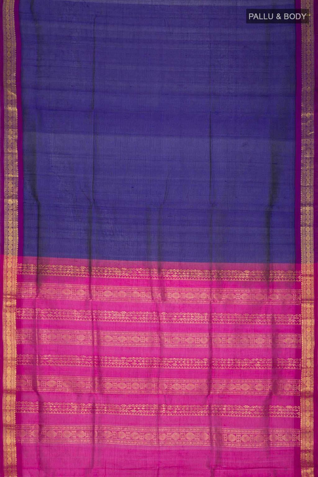 Blue Silk Cotton Saree
