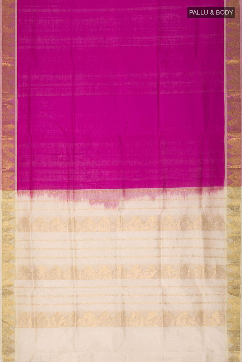 Pink Silk Cotton Saree