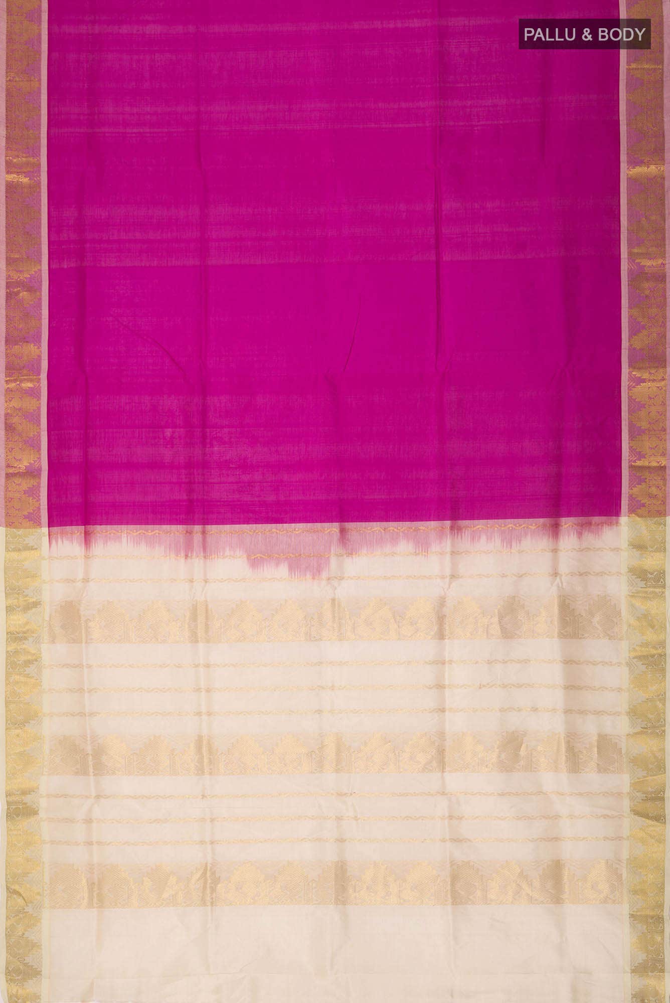 Pink Silk Cotton Saree
