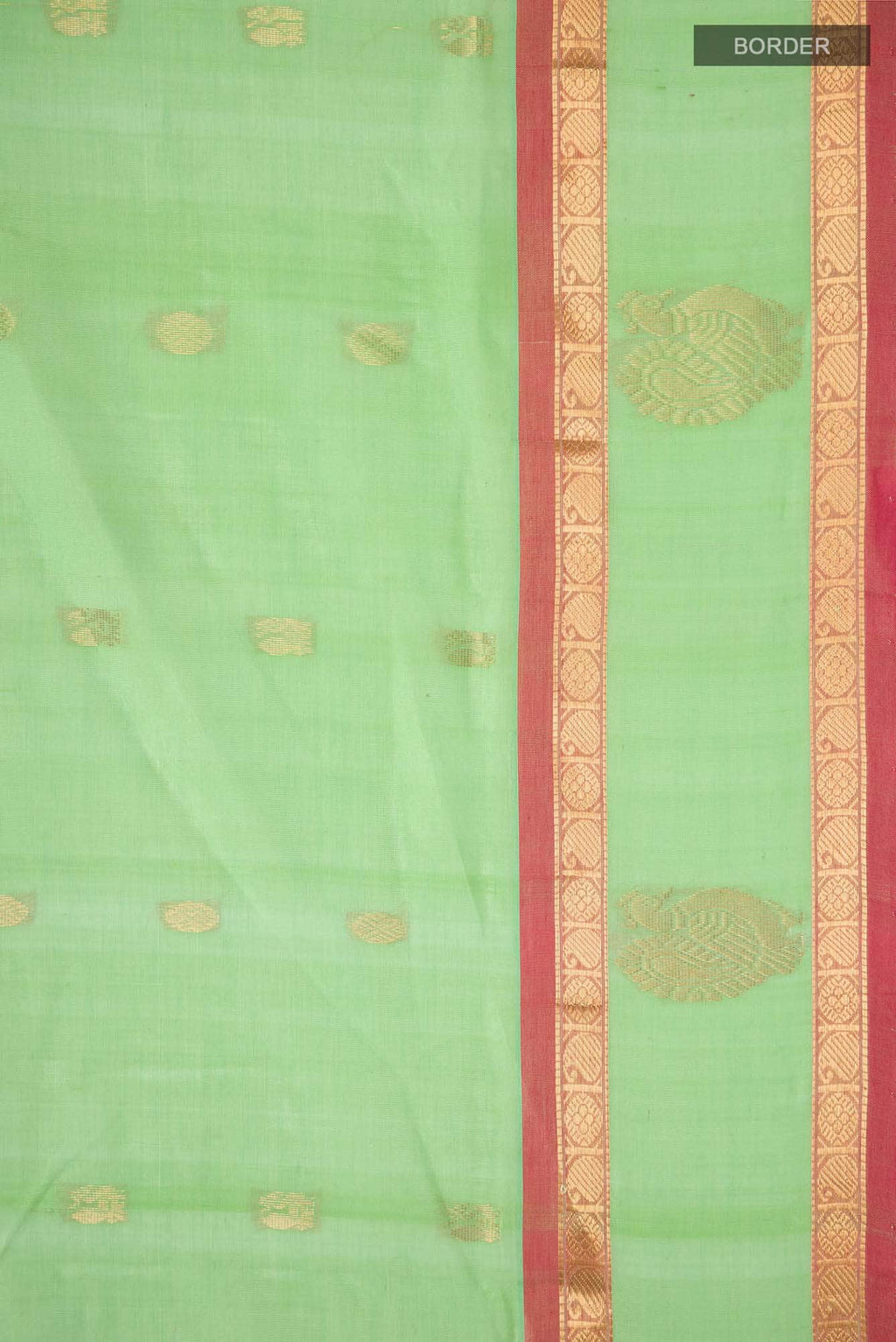 Green Silk Cotton Saree
