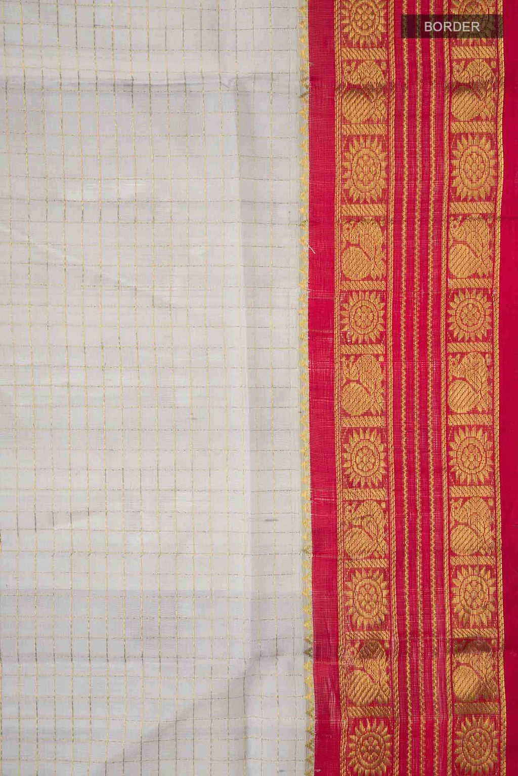 Grey Silk Cotton Saree