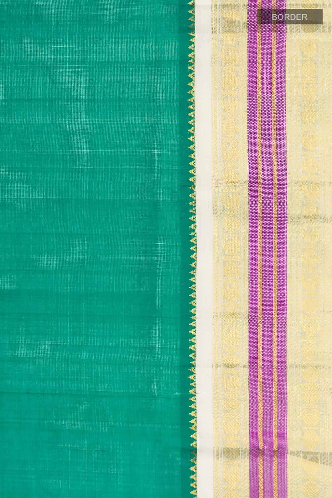 Green Silk Cotton Saree