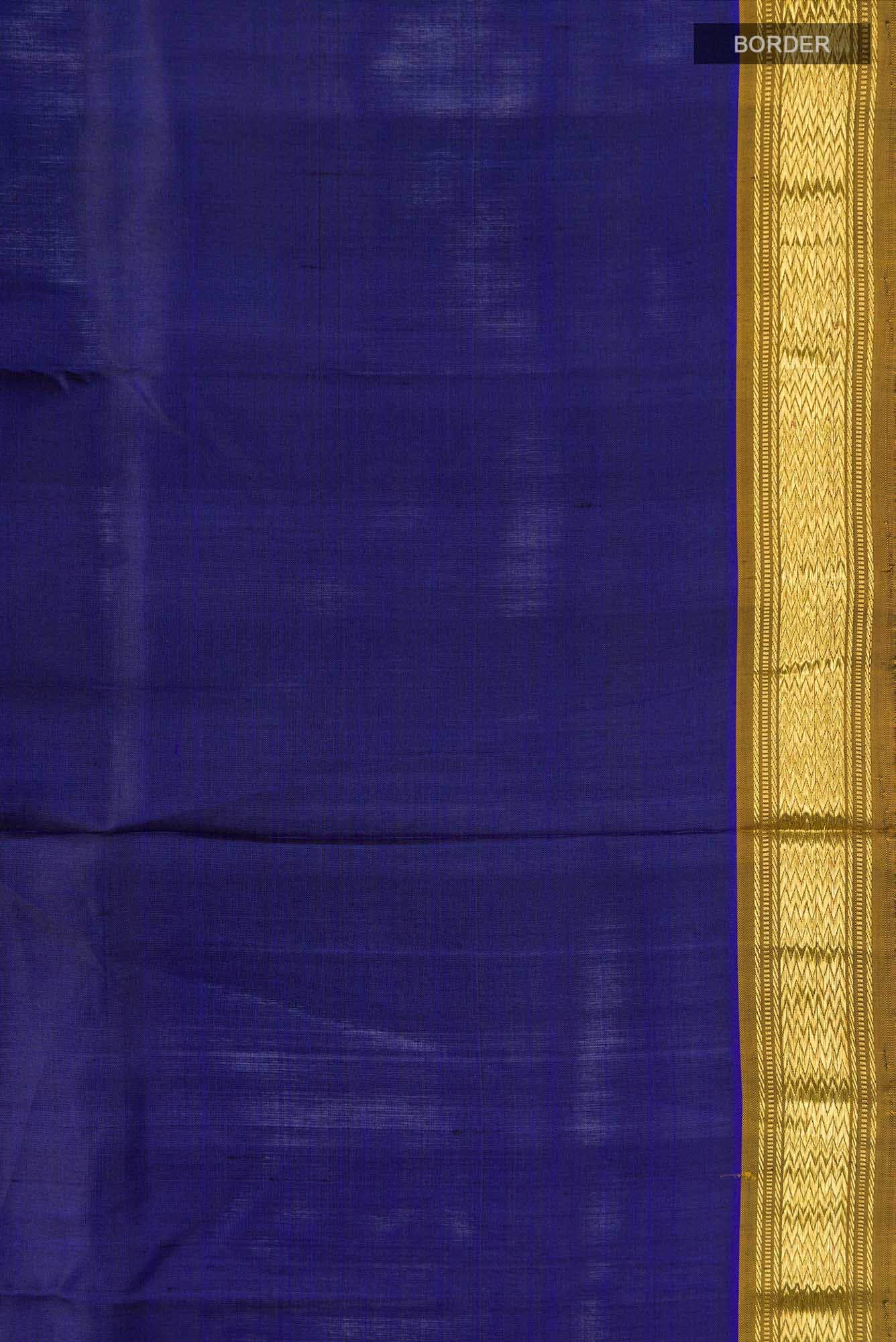 Blue Kanchipuram Silk Saree