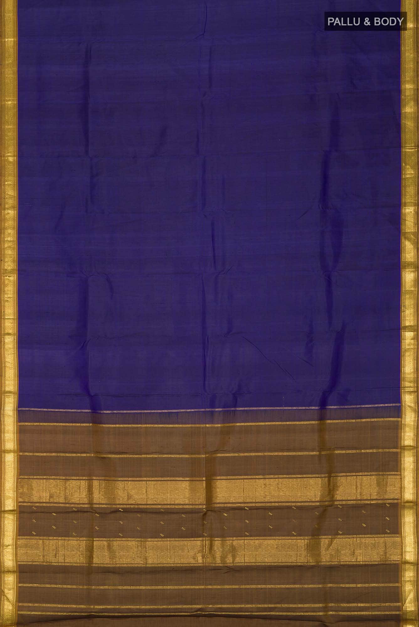 Blue Kanchipuram Silk Saree