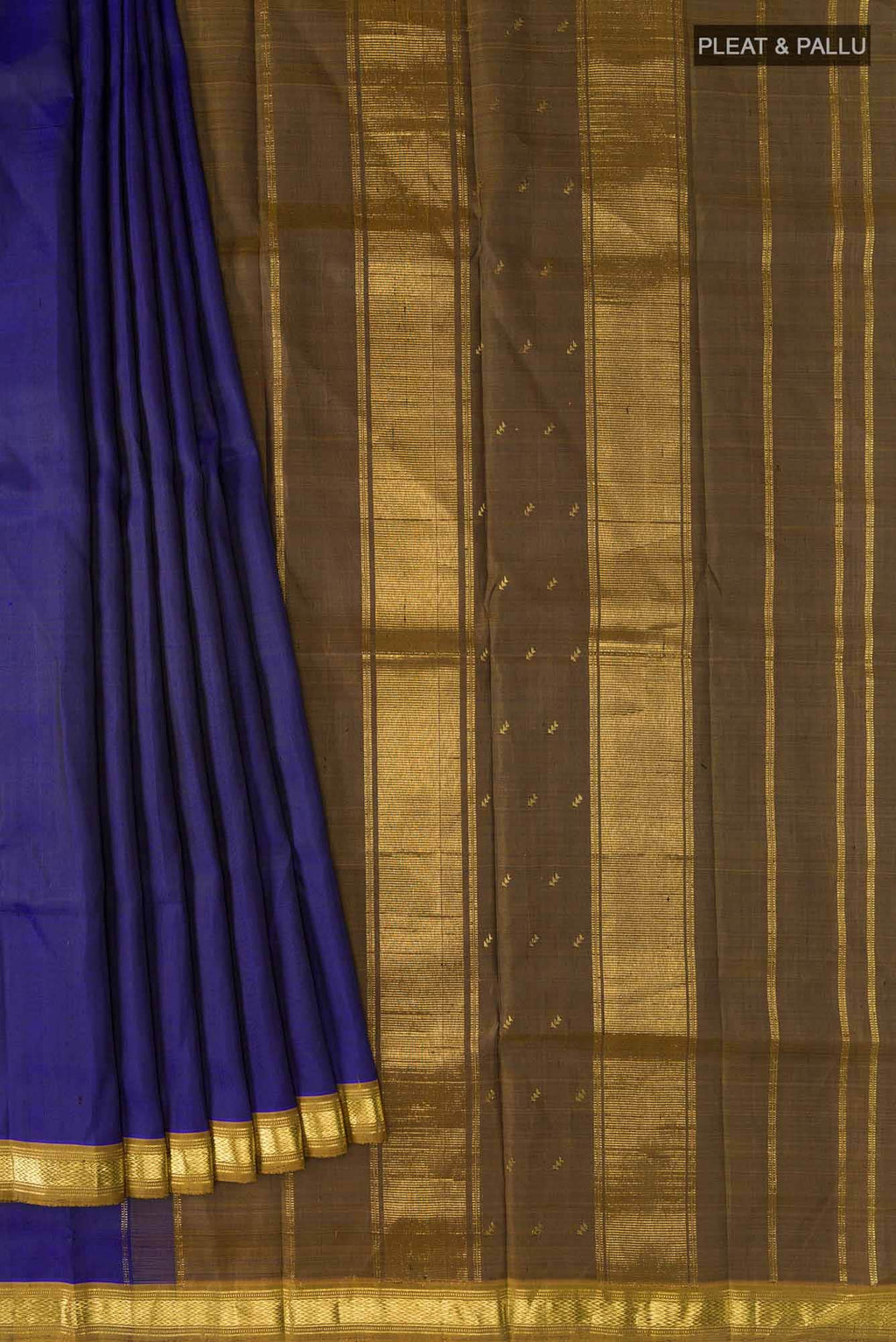 Blue Kanchipuram Silk Saree