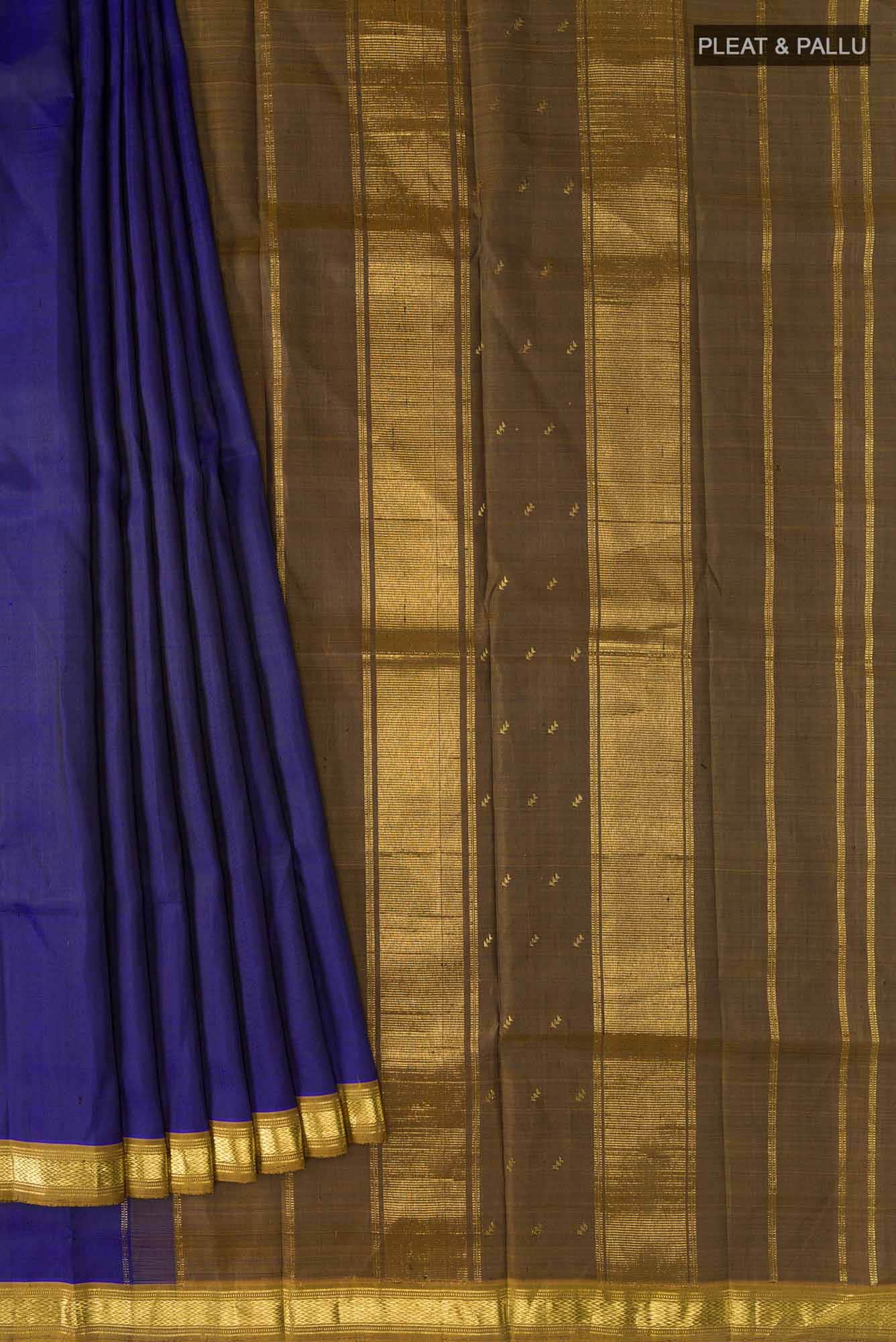 Blue Kanchipuram Silk Saree