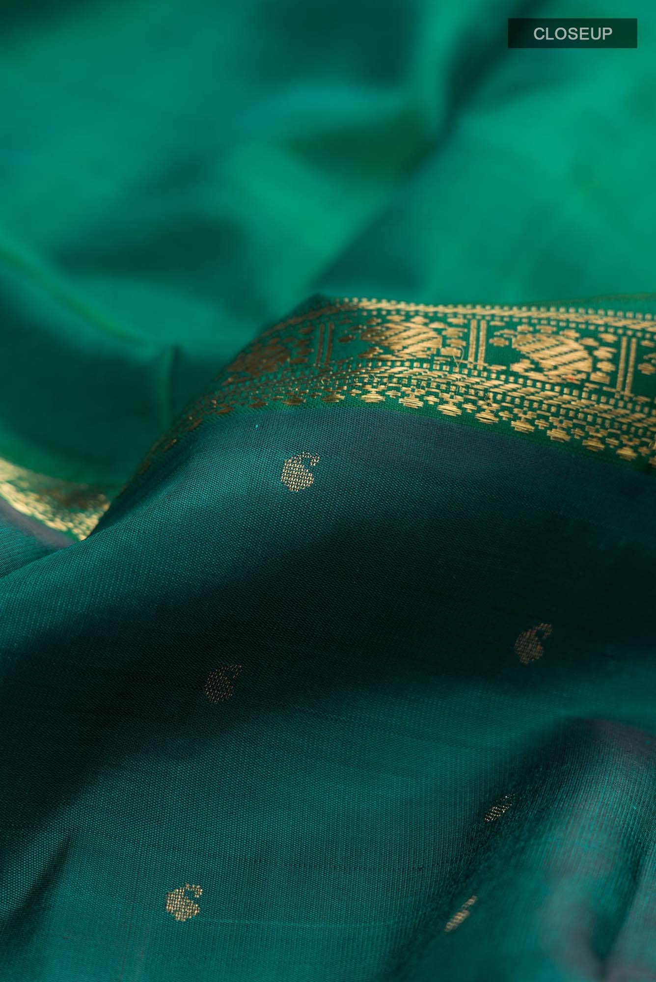 Green Kanchipuram Silk Saree
