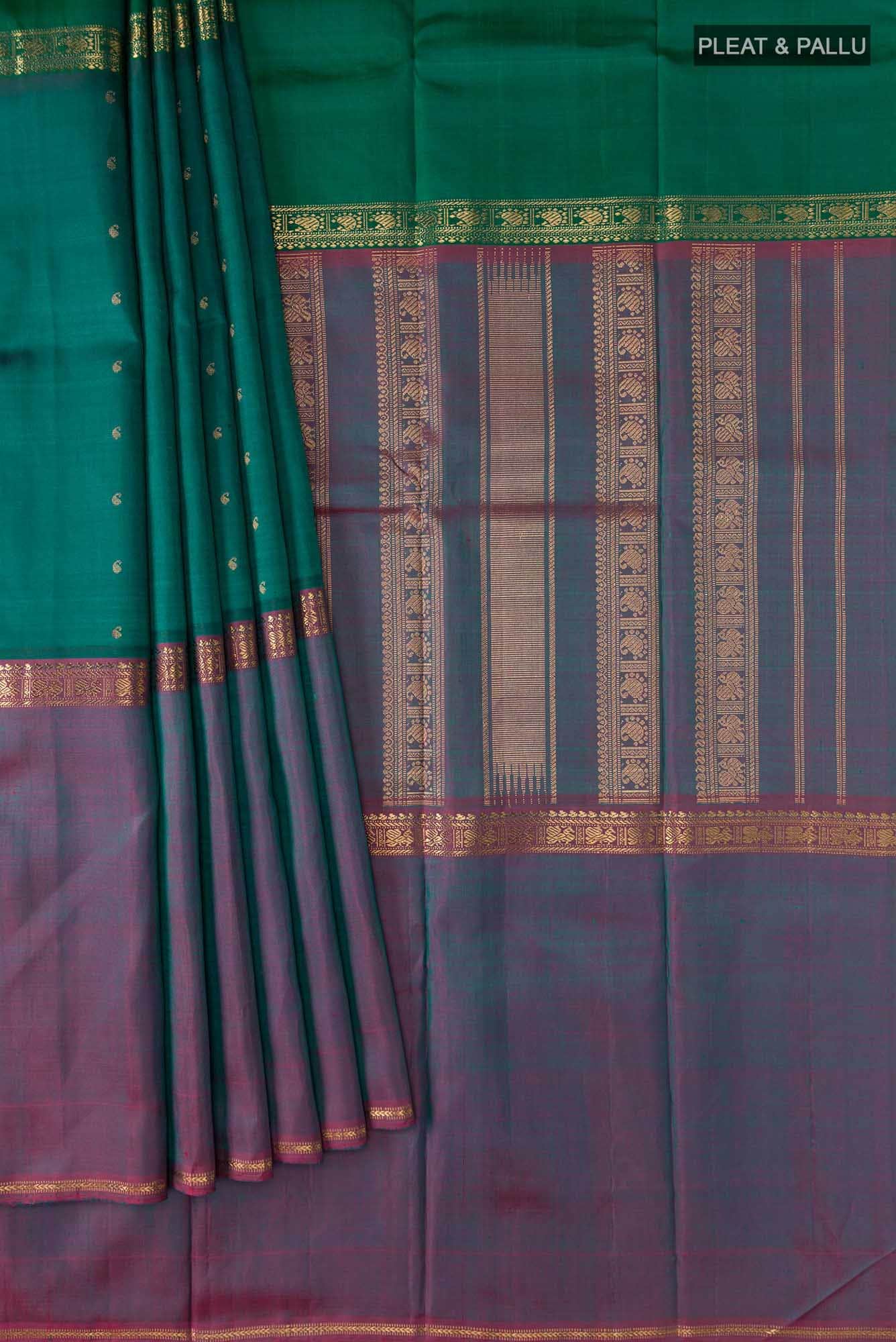 Green Kanchipuram Silk Saree