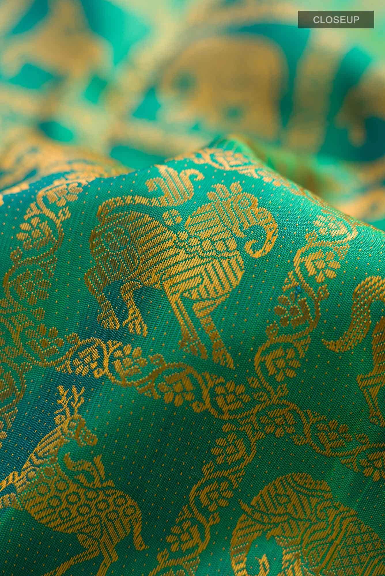 Green Kanchipuram Silk Saree