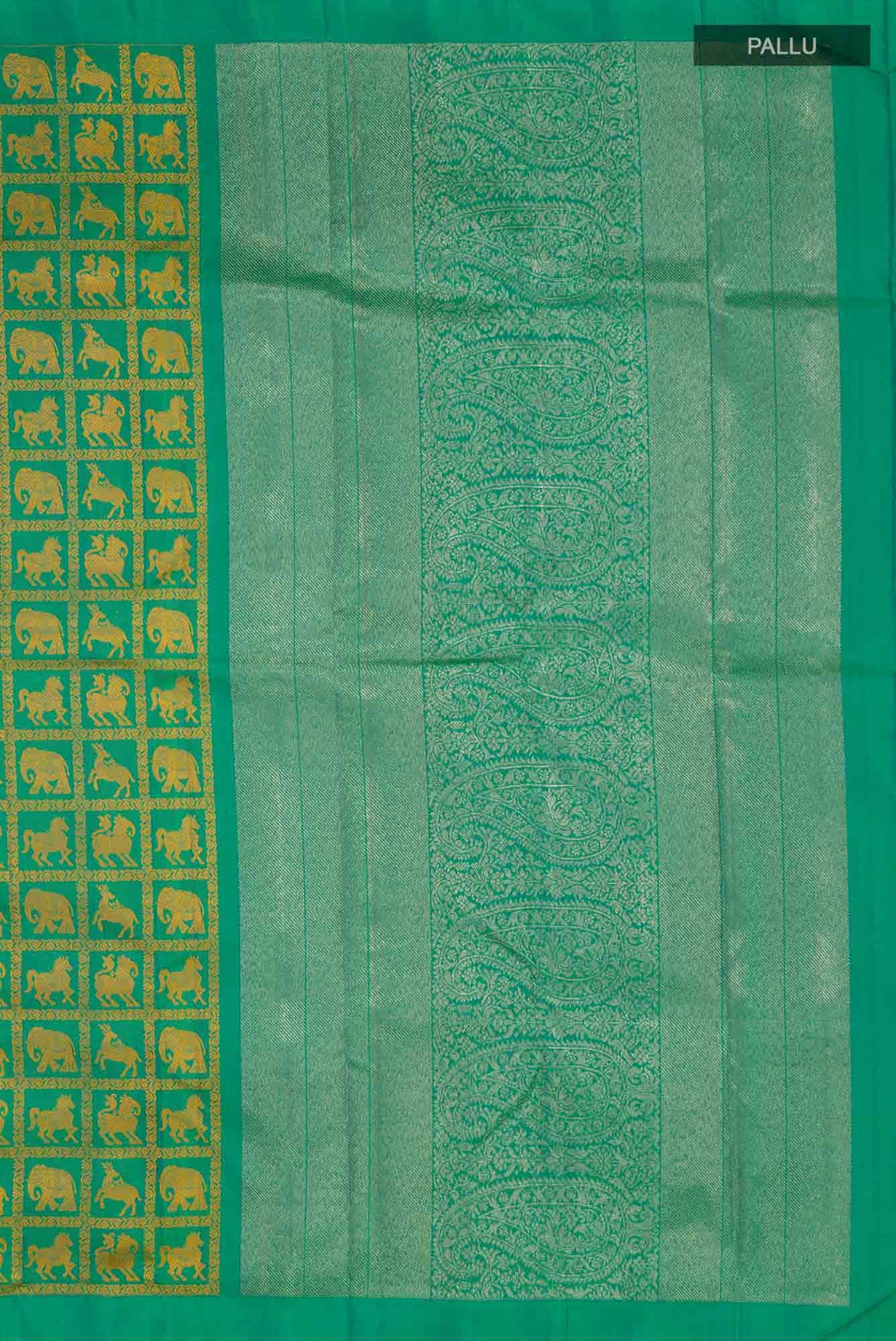 Green Kanchipuram Silk Saree