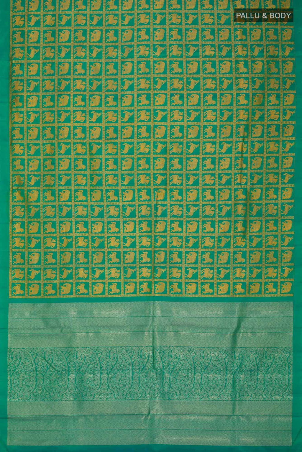 Green Kanchipuram Silk Saree