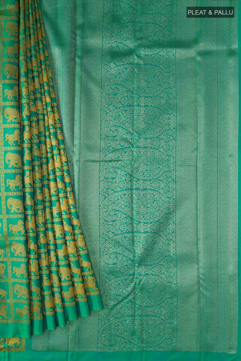 Green Kanchipuram Silk Saree
