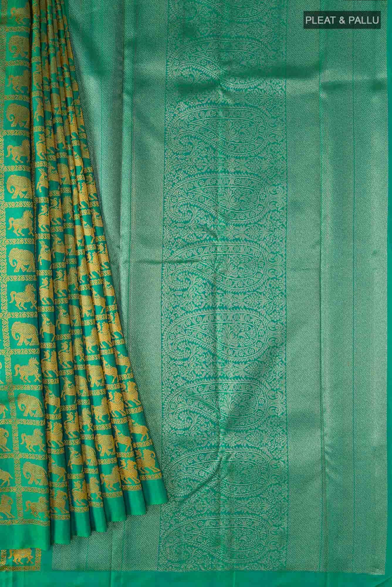 Green Kanchipuram Silk Saree