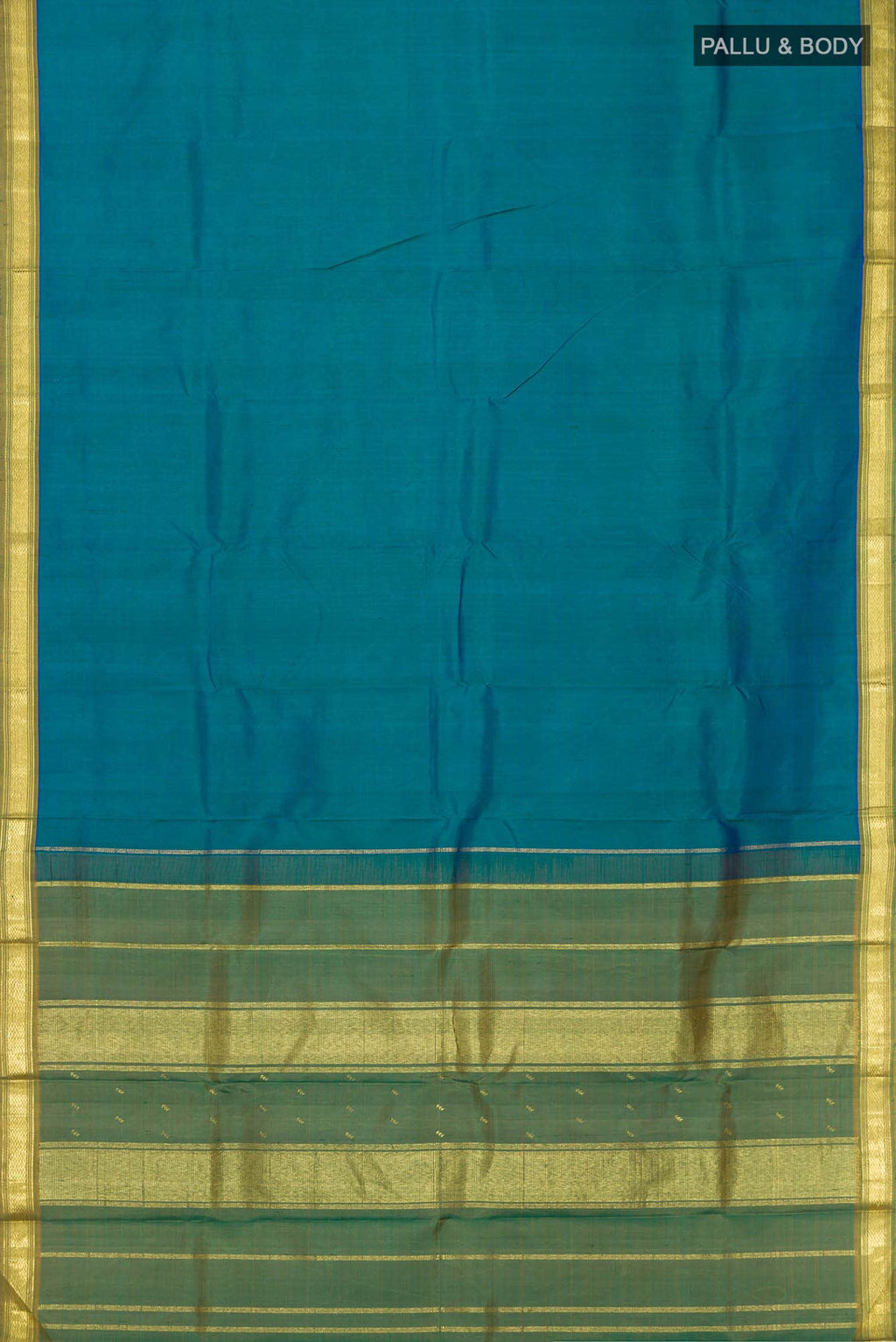 Blue Kanchipuram Silk Saree
