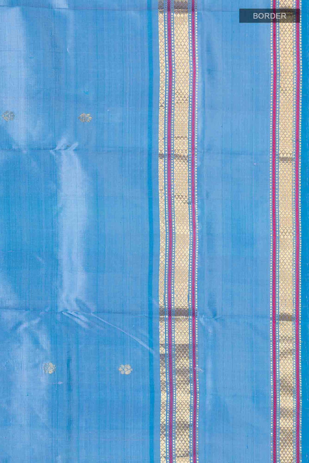 Blue Kanchipuram Silk Saree