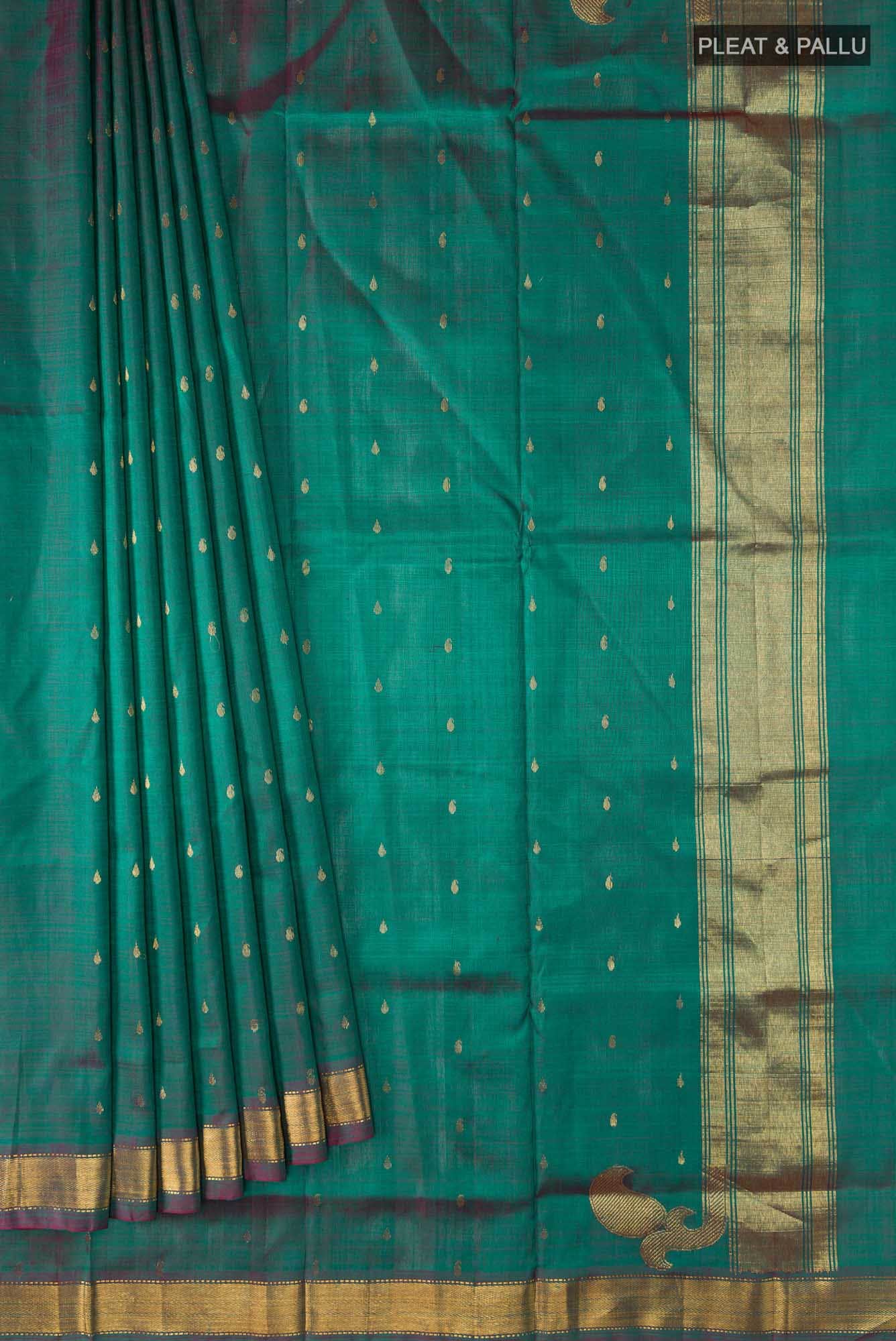 Green Kanchipuram Silk Saree