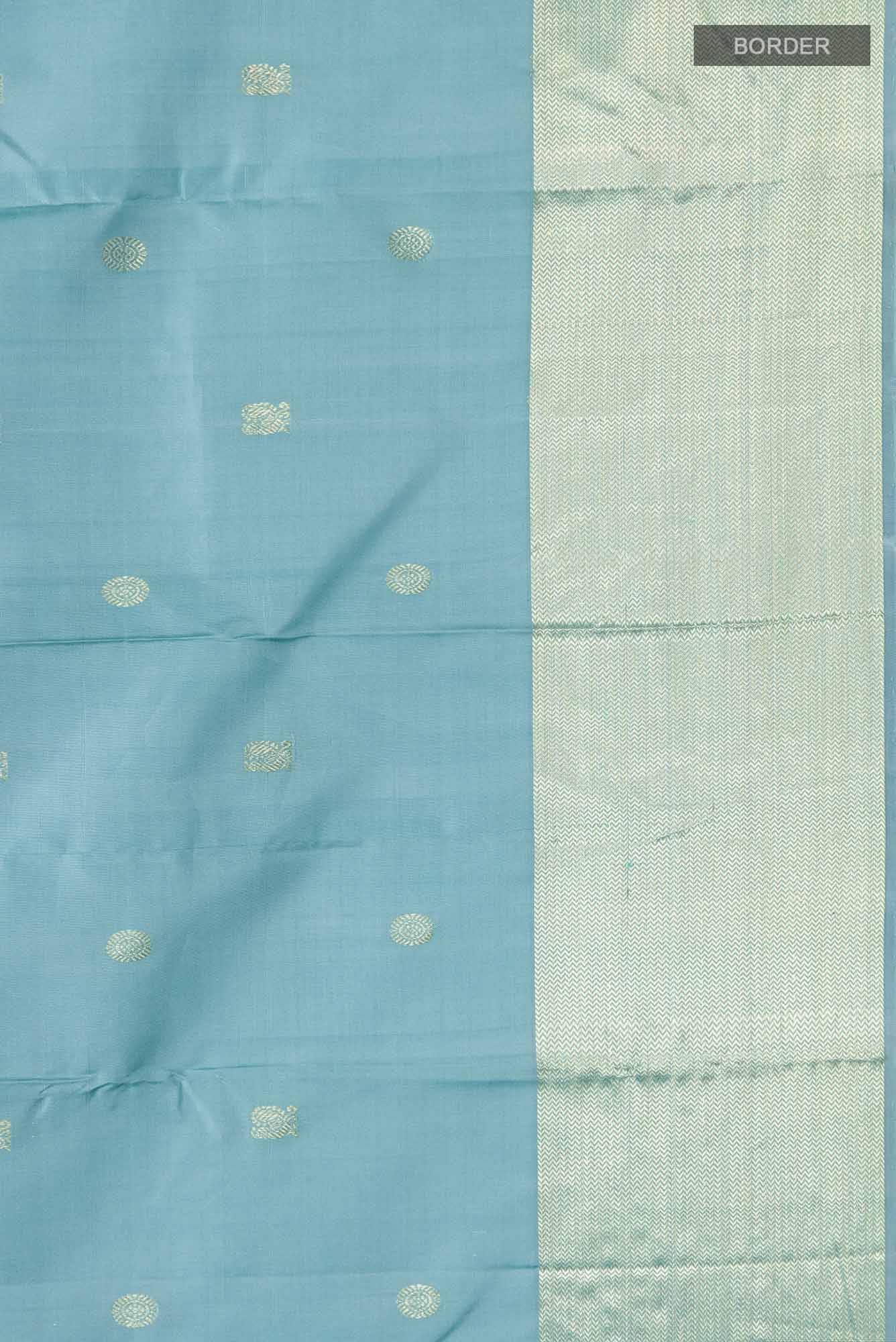 Blue Kanchipuram Silk Saree