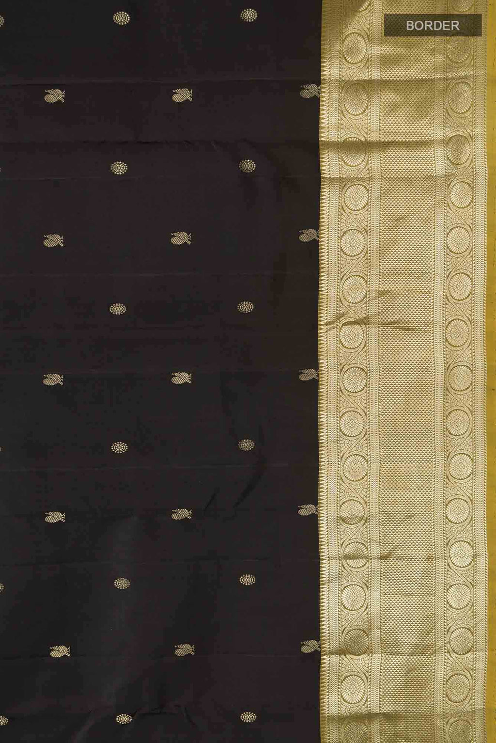 Black Kanchipuram Silk Saree