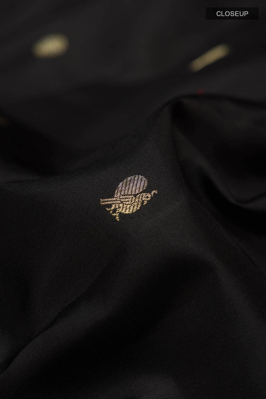 Black Kanchipuram Silk Saree