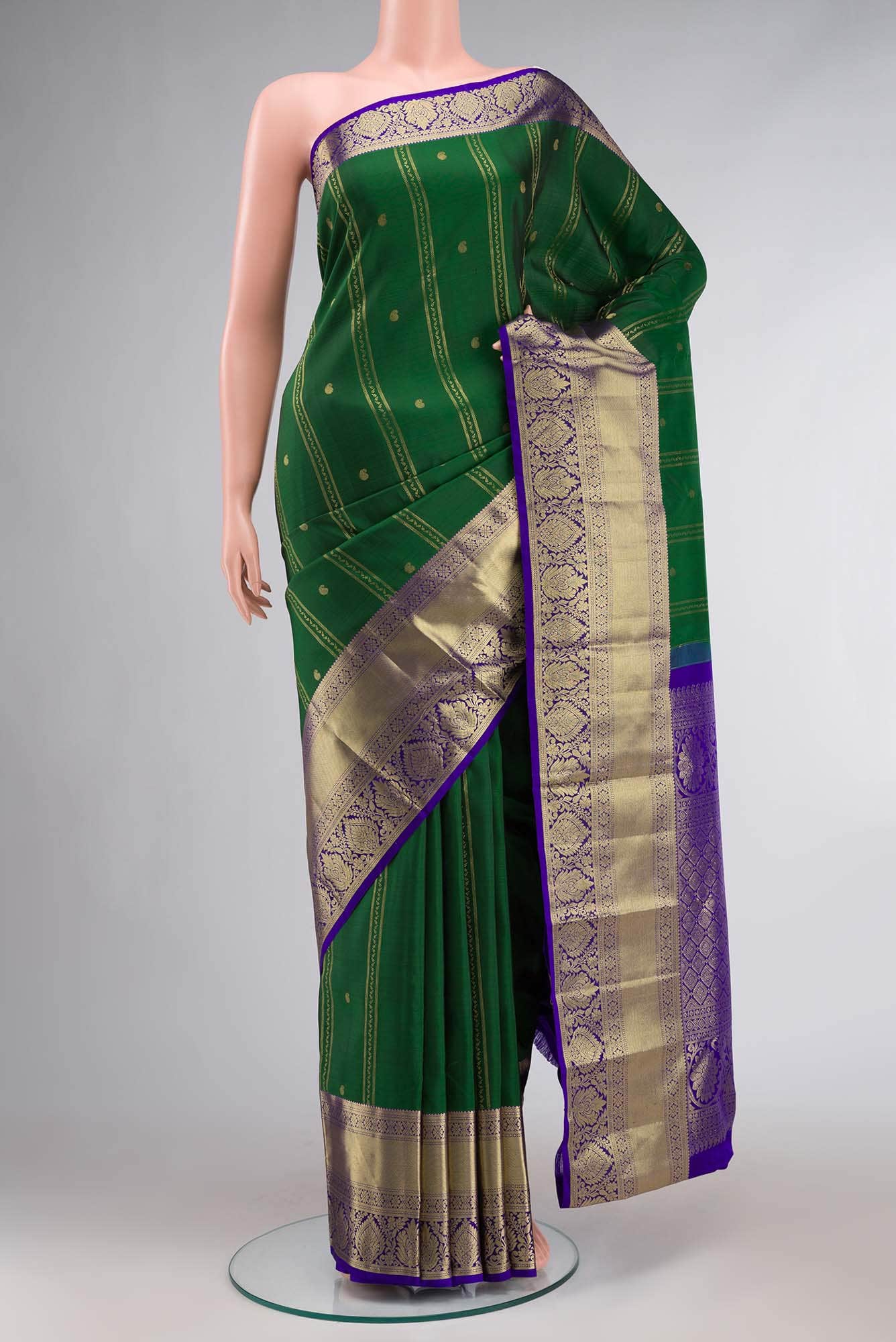 Green Kanchipuram Silk Saree