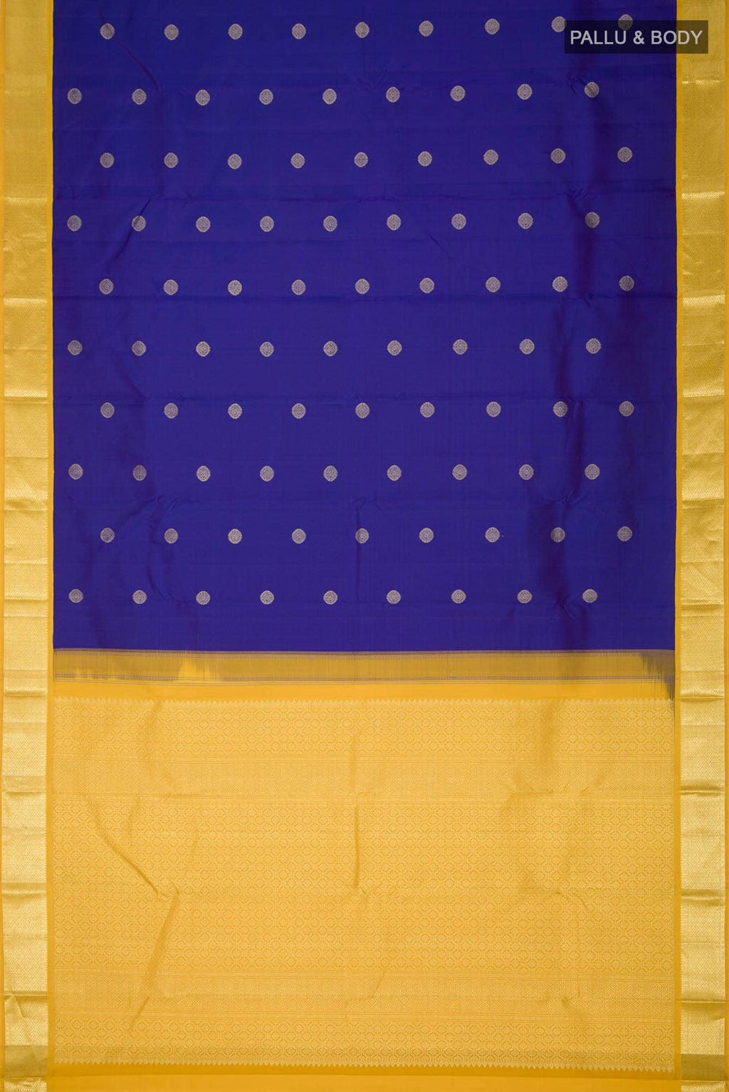 Blue Kanchipuram Silk Saree
