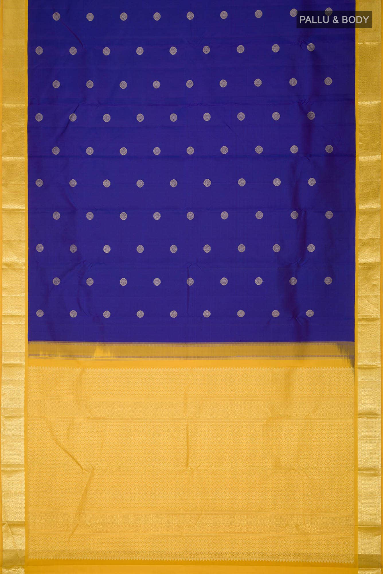 Blue Kanchipuram Silk Saree