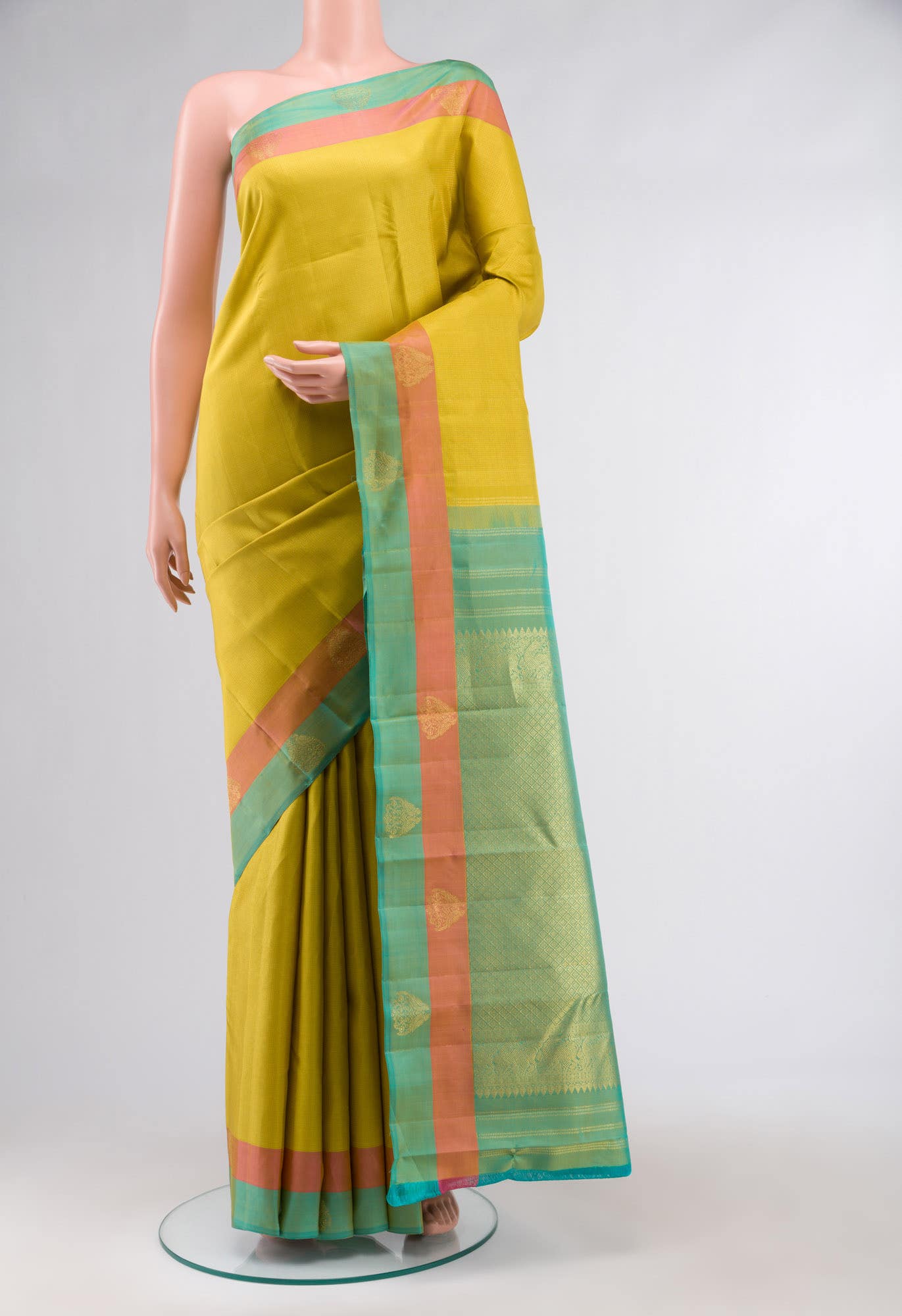 Green Kanchipuram Silk Saree