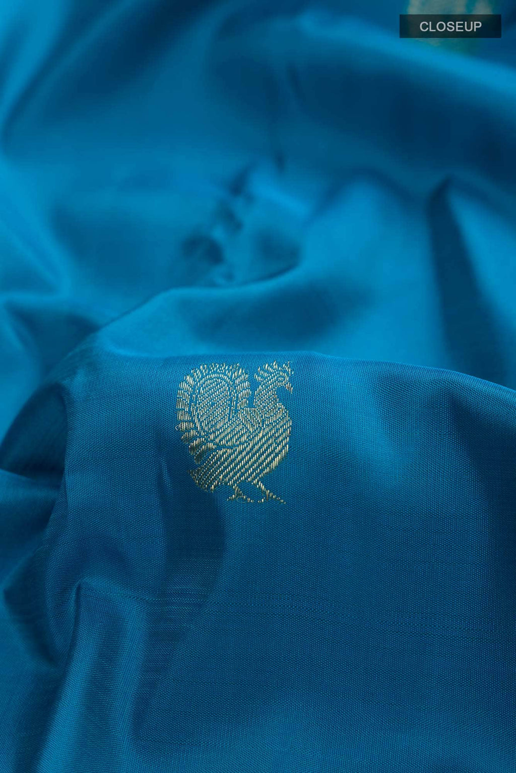 Blue Kanchipuram Silk Saree