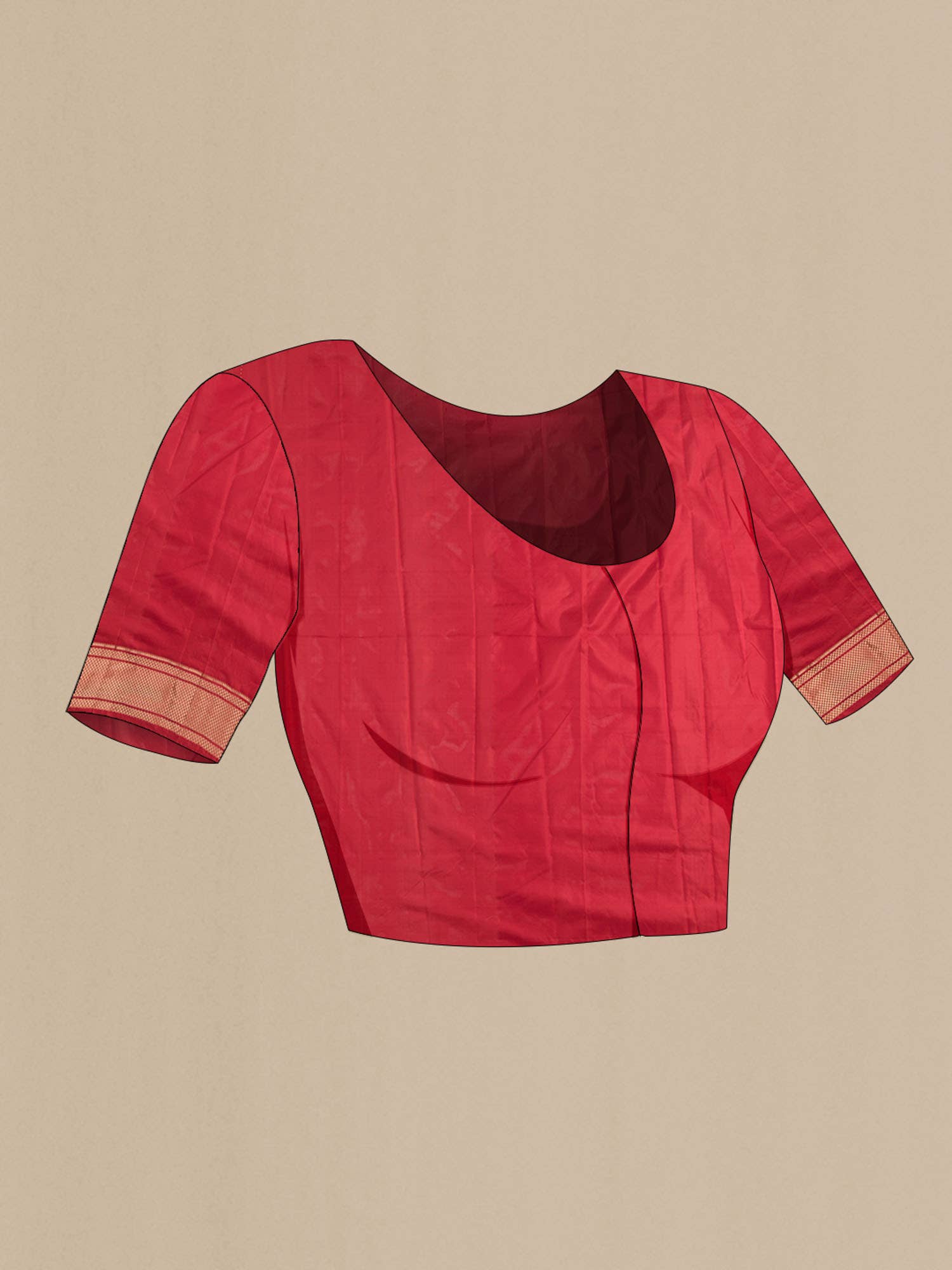 Red Bangalore Silk Saree
