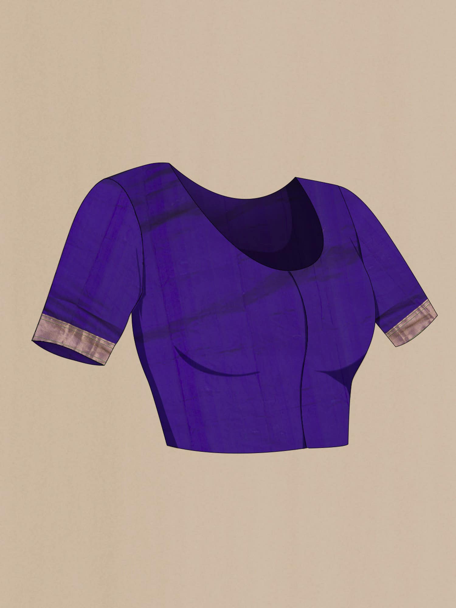 Blue Blended Bangalore Silk Saree