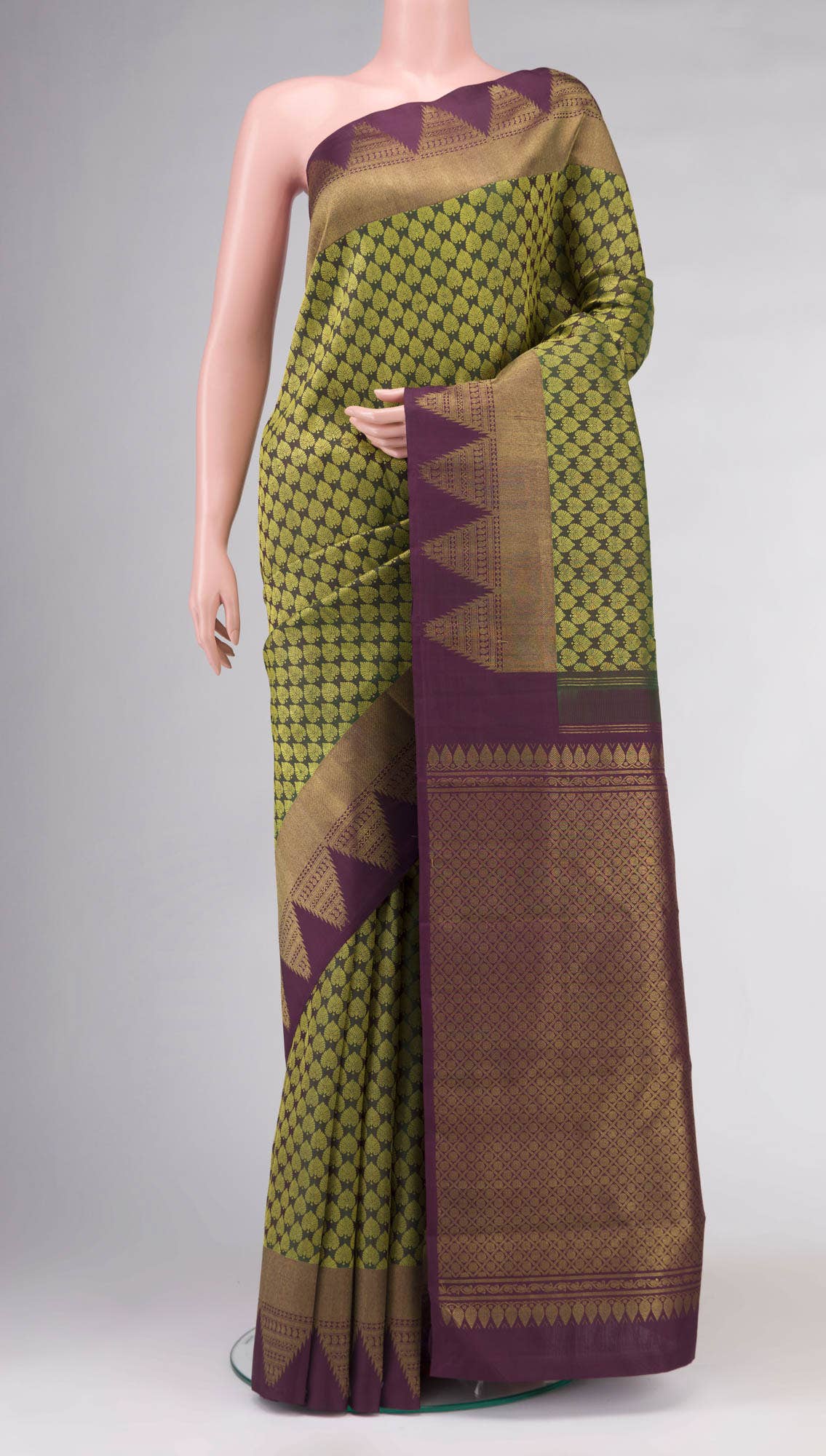 Green Kanchipuram Silk Saree